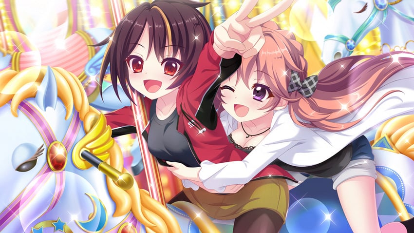 haeno akari and bandou mikuru (re:stage!) drawn by izumi_tsubasu