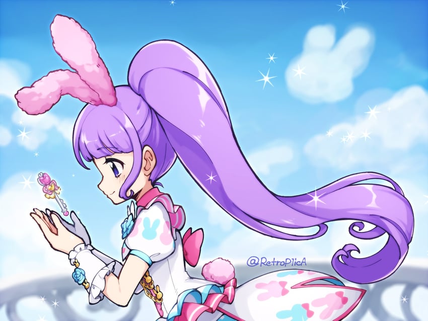 manaka non (pretty series and 2 more) drawn by nana_(retroplica)