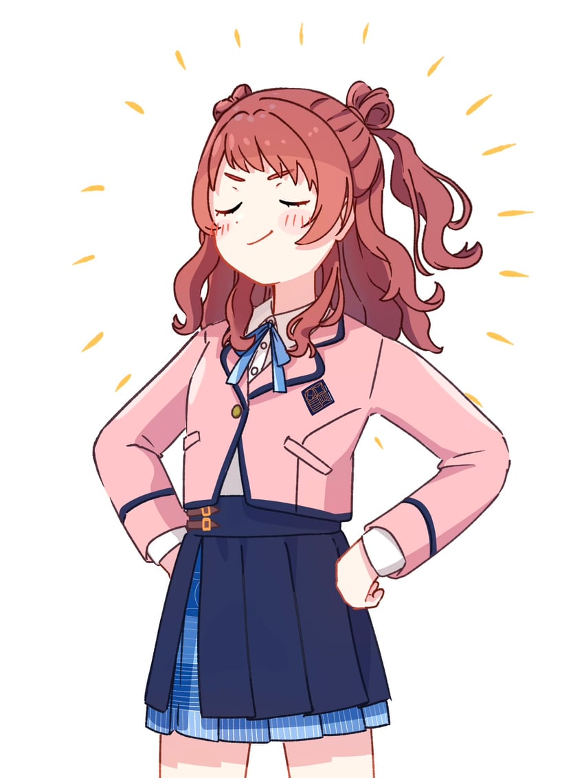 hanami saki (idolmaster and 1 more) drawn by yuyuyu_maru000
