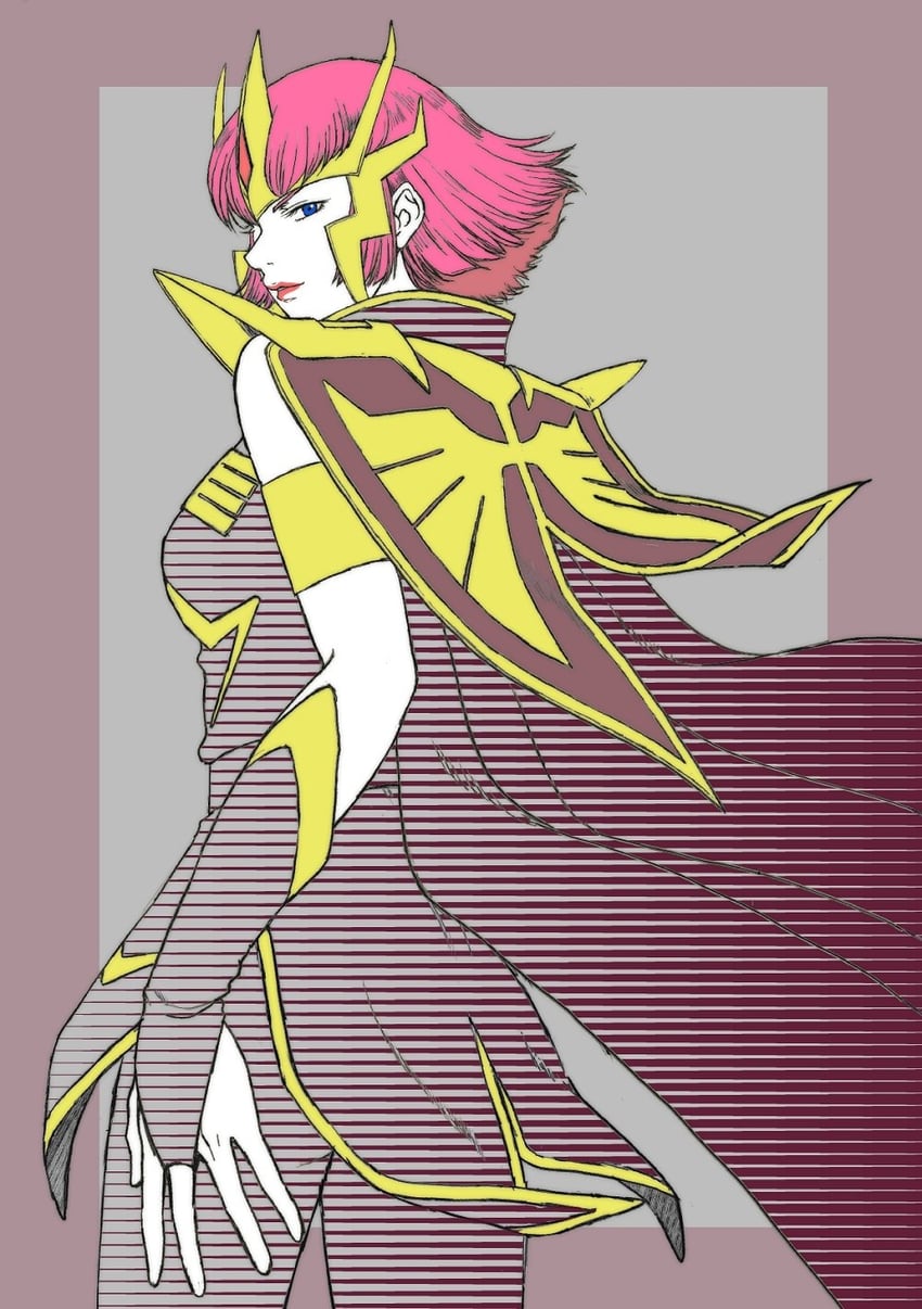 haman karn (gundam and 2 more) drawn by siodam410