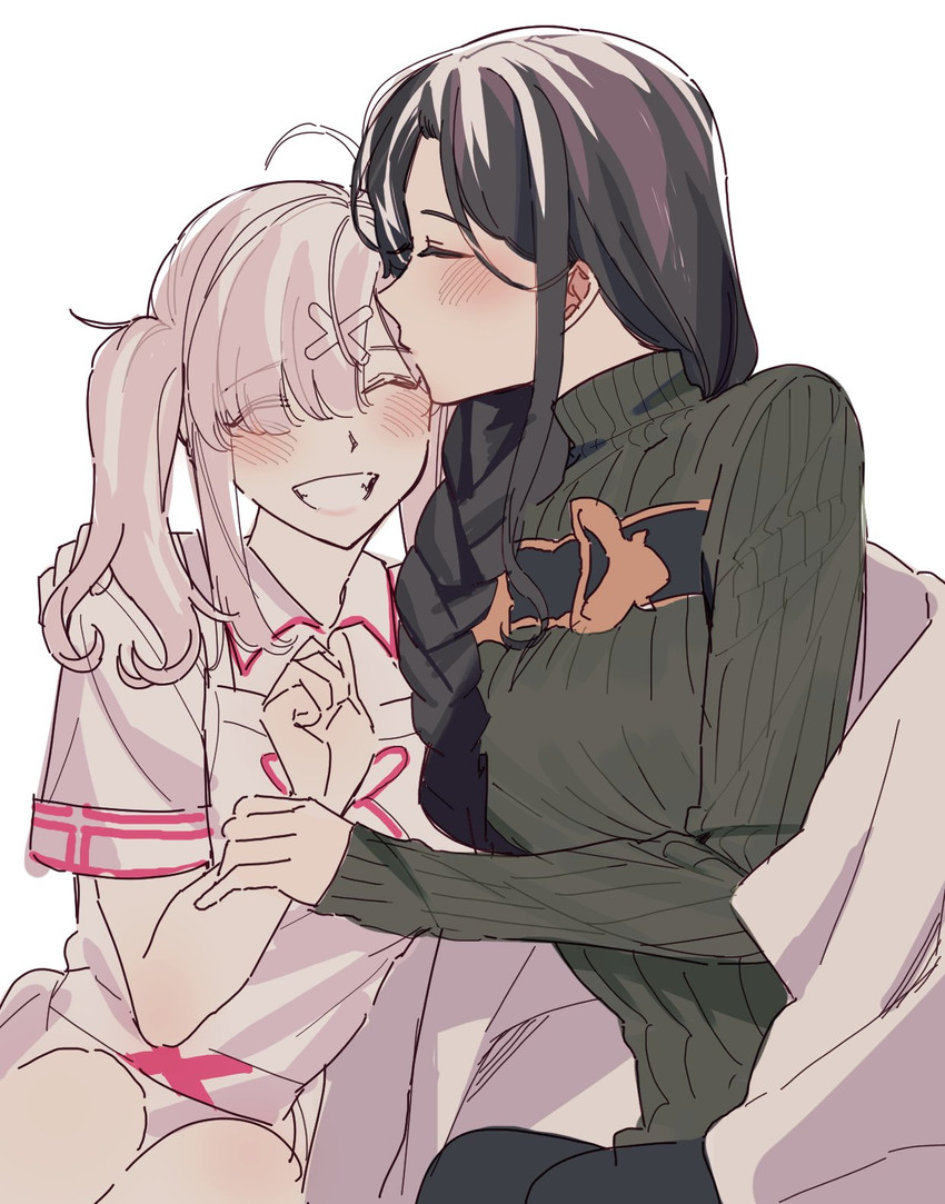 sukoya kana and shirayuki tomoe (nijisanji) drawn by 14_(vision5032)