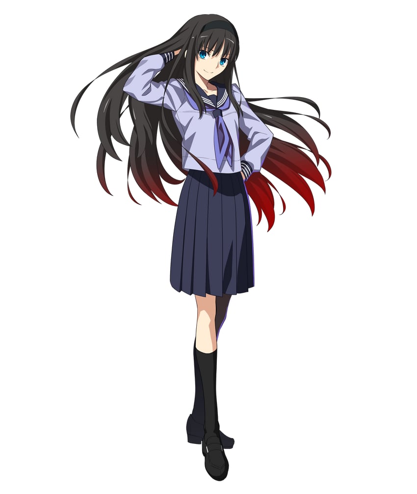 tohno akiha (tsukihime and 2 more) drawn by takeuchi_takashi