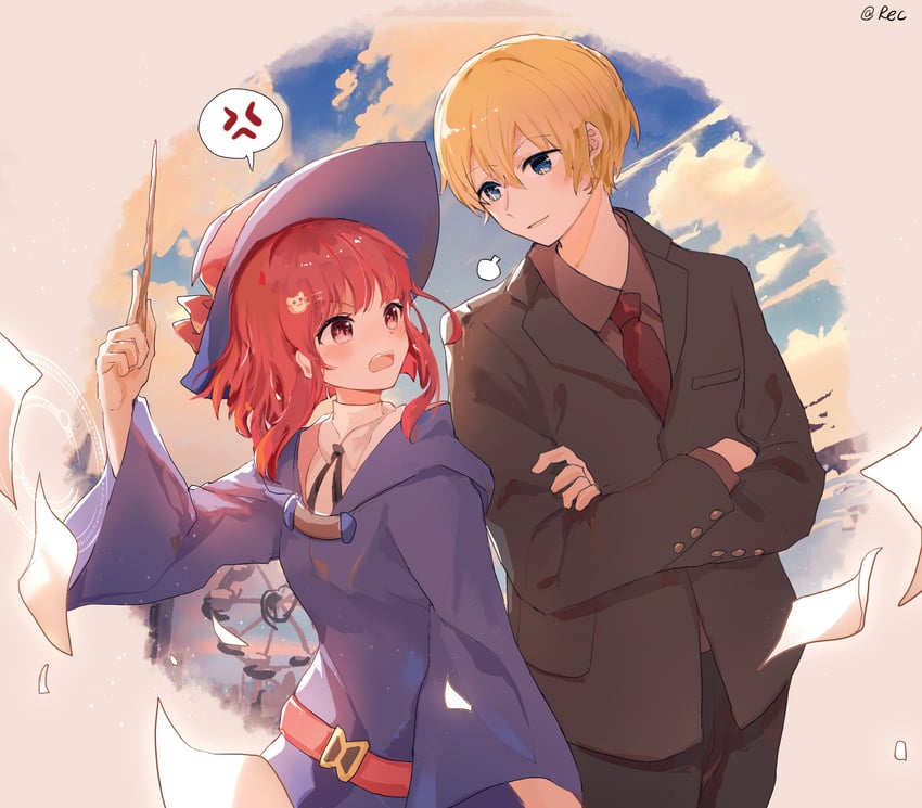 arima kana, hoshino aquamarine, and han megumi (oshi no ko and 1 more) drawn by akirarec