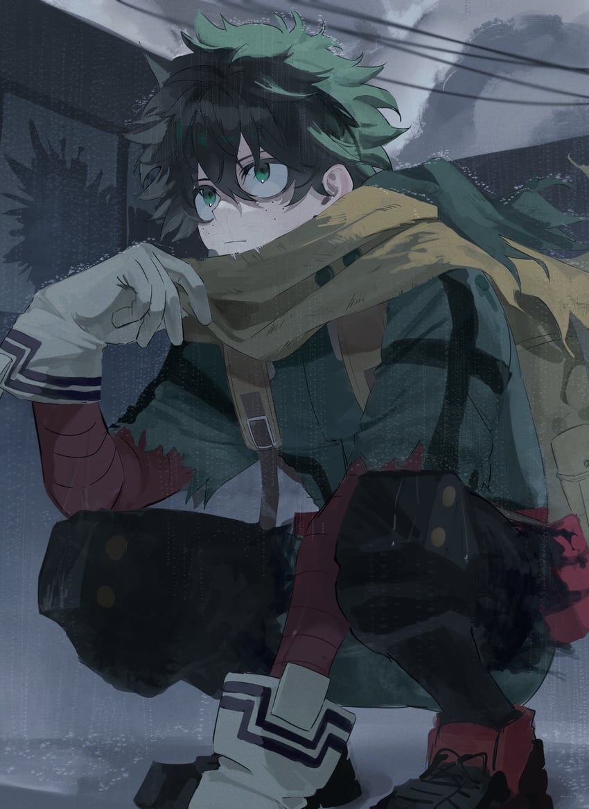 midoriya izuku (boku no hero academia) drawn by tkrt_rkgk