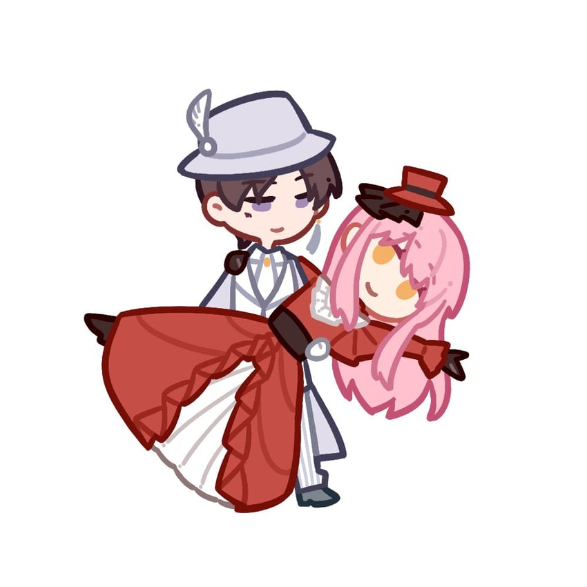 qin yi and nikki (nikki and 1 more) drawn by binglanxianqi