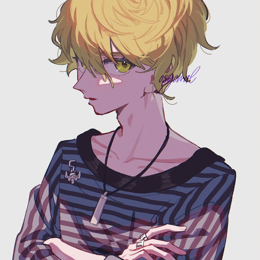 amami rantaro (danganronpa and 1 more) drawn by shimaya