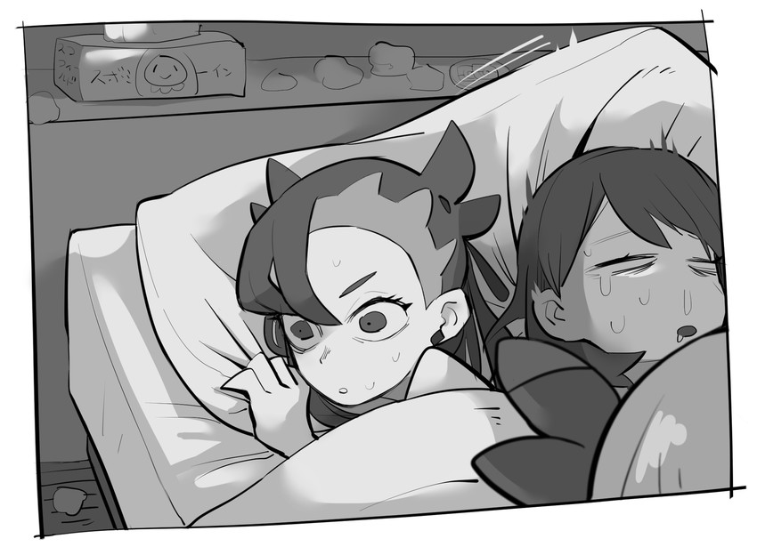 marnie, gloria, and bea (pokemon and 1 more) drawn by tirarizun