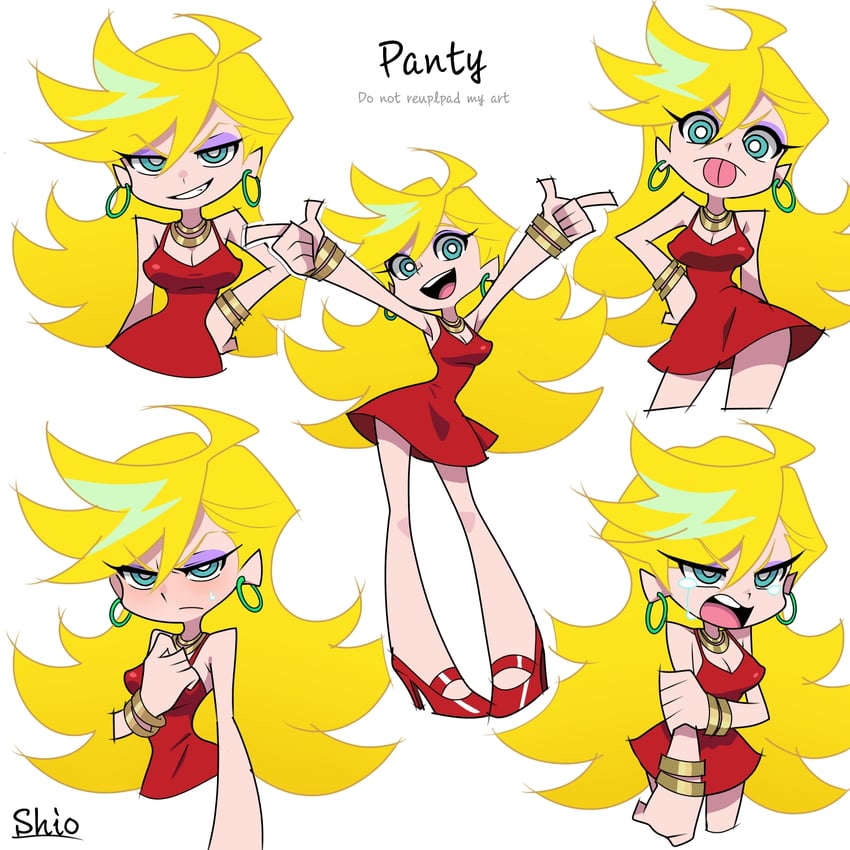 panty (panty & stocking with garterbelt) drawn by shio_(zsp1jqohfr12495)