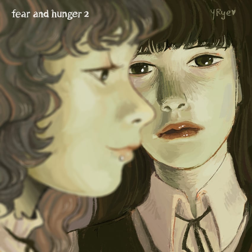 marina and samarie (fear & hunger and 1 more) drawn by inhoneyrain