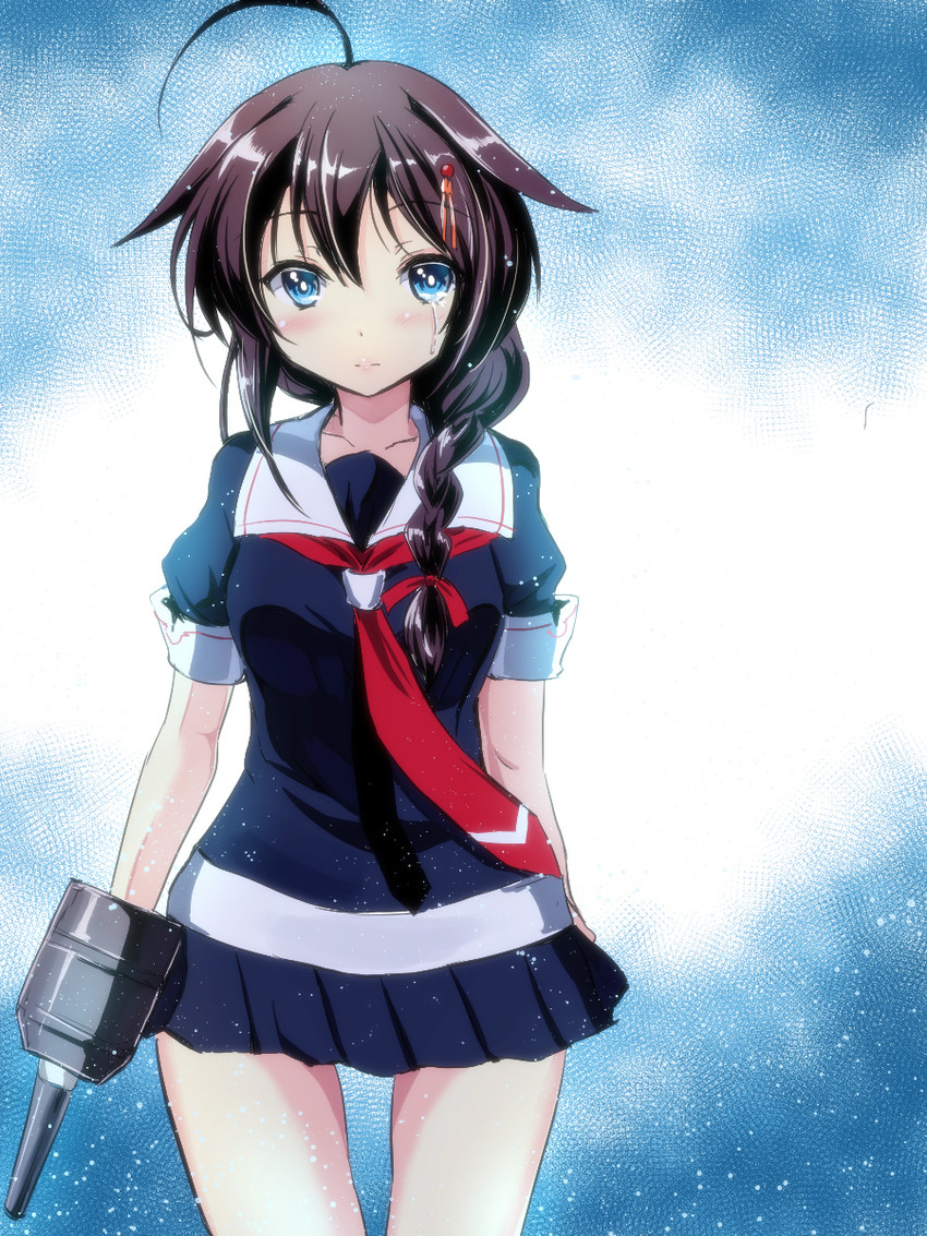 shigure and shigure kai ni (kantai collection) drawn by gin'ichi_(akacia)