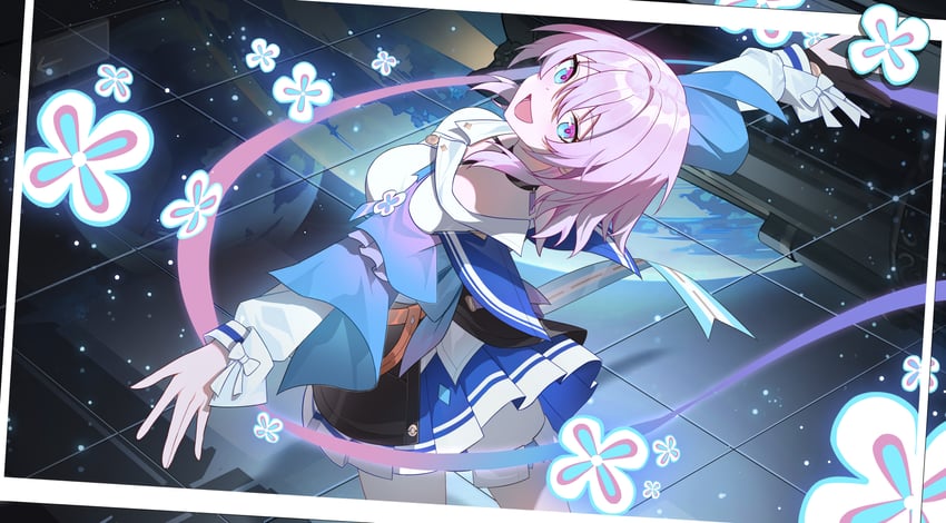 march 7th (honkai and 1 more) drawn by sye-