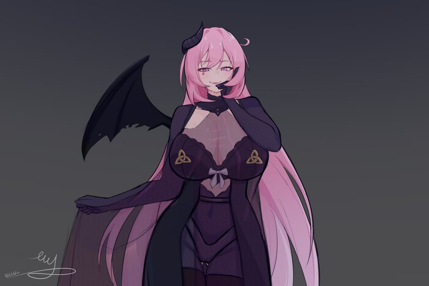elysia (honkai and 1 more) drawn by eruda_erudia