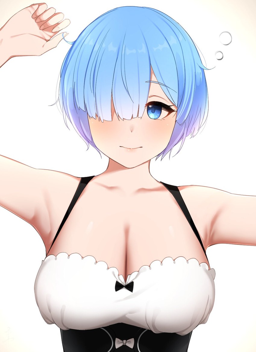 rem (re:zero kara hajimeru isekai seikatsu) drawn by senju_(snz0)