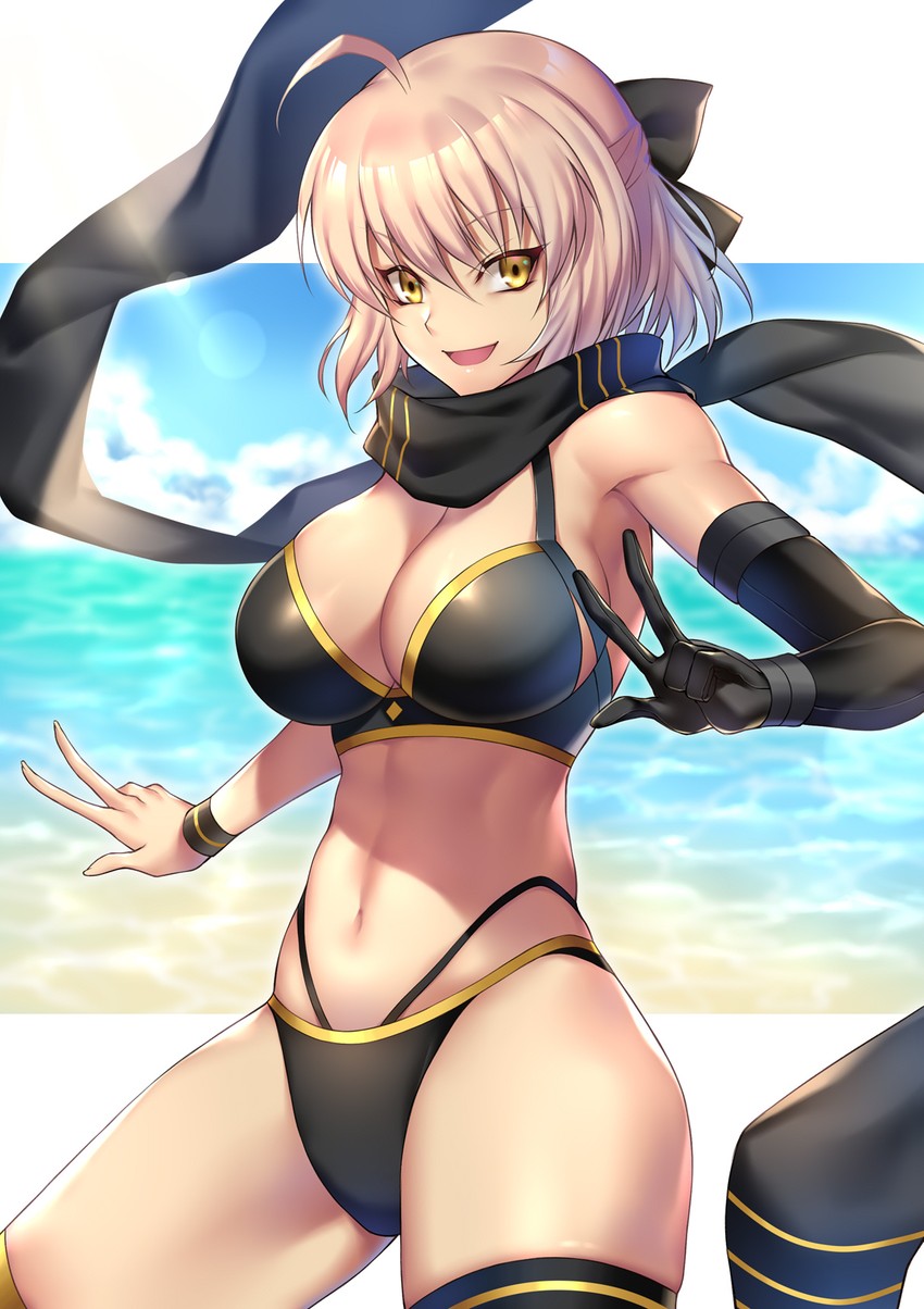 okita souji and okita j. souji (fate and 1 more) drawn by nasaniliu