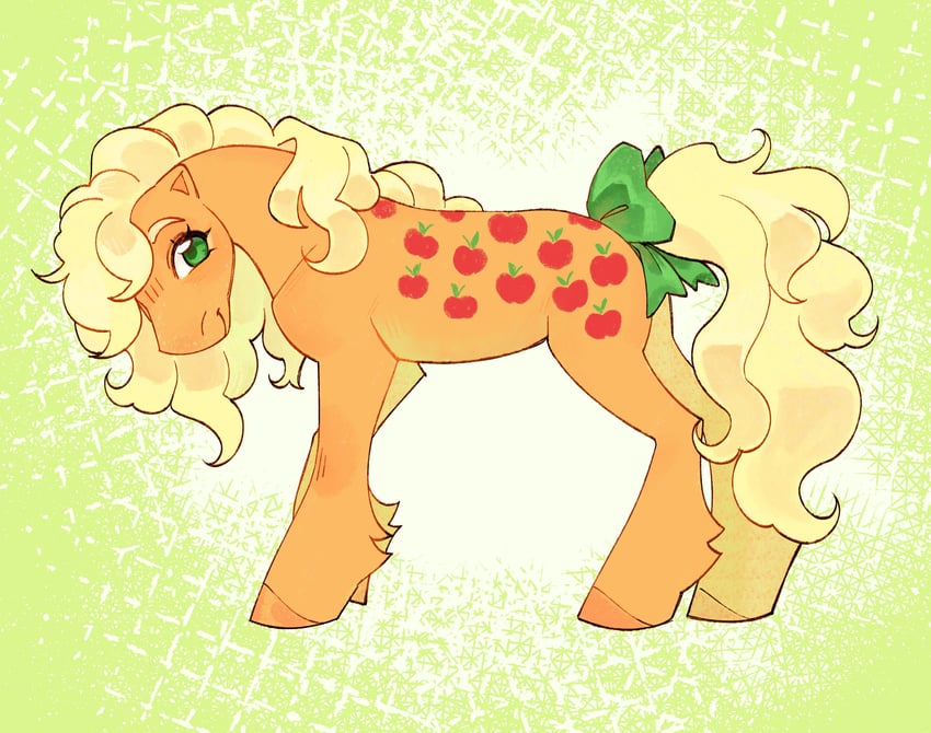applejack (my little pony and 1 more) drawn by daffidaizy