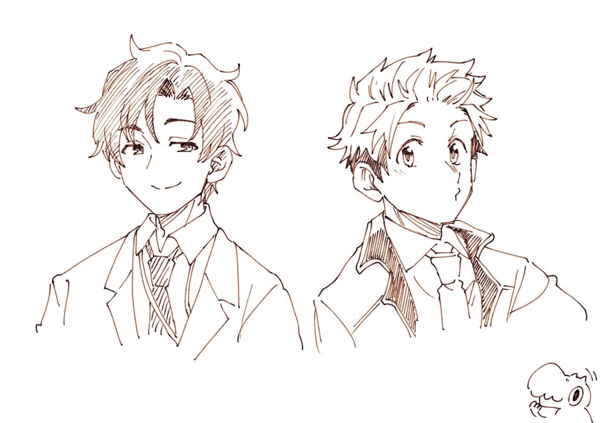 sensei and producer (blue archive and 4 more) drawn by kyouno