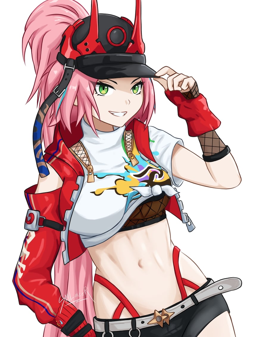 rappa (honkai and 1 more) drawn by smlazer_art
