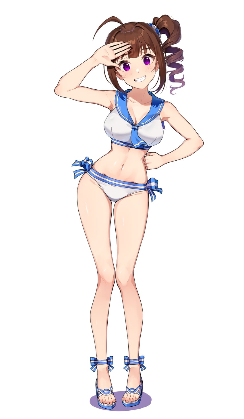 yokoyama nao (idolmaster and 2 more) drawn by kamille_(vcx68)