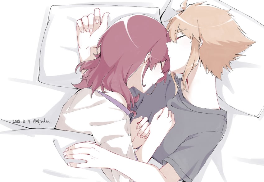 shidou maki and konohana suzuka (toji no miko) drawn by jouhou