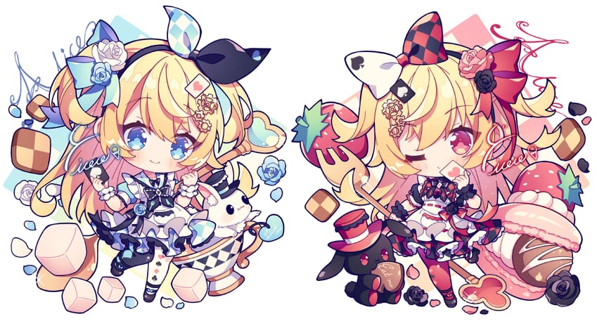 alice (alice's adventures in wonderland) drawn by hyou_(pixiv3677917)