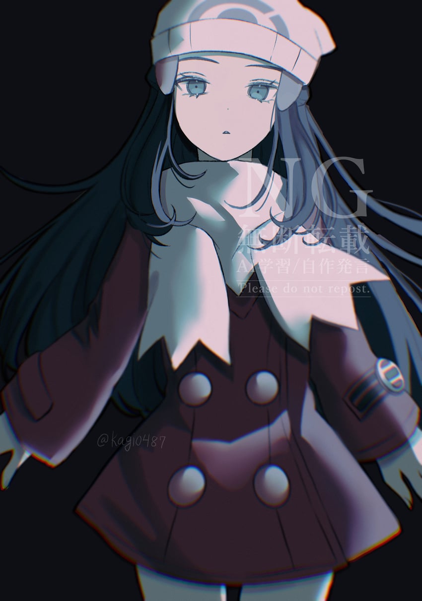 dawn (pokemon and 2 more) drawn by kagi0487_(weiss_9610)