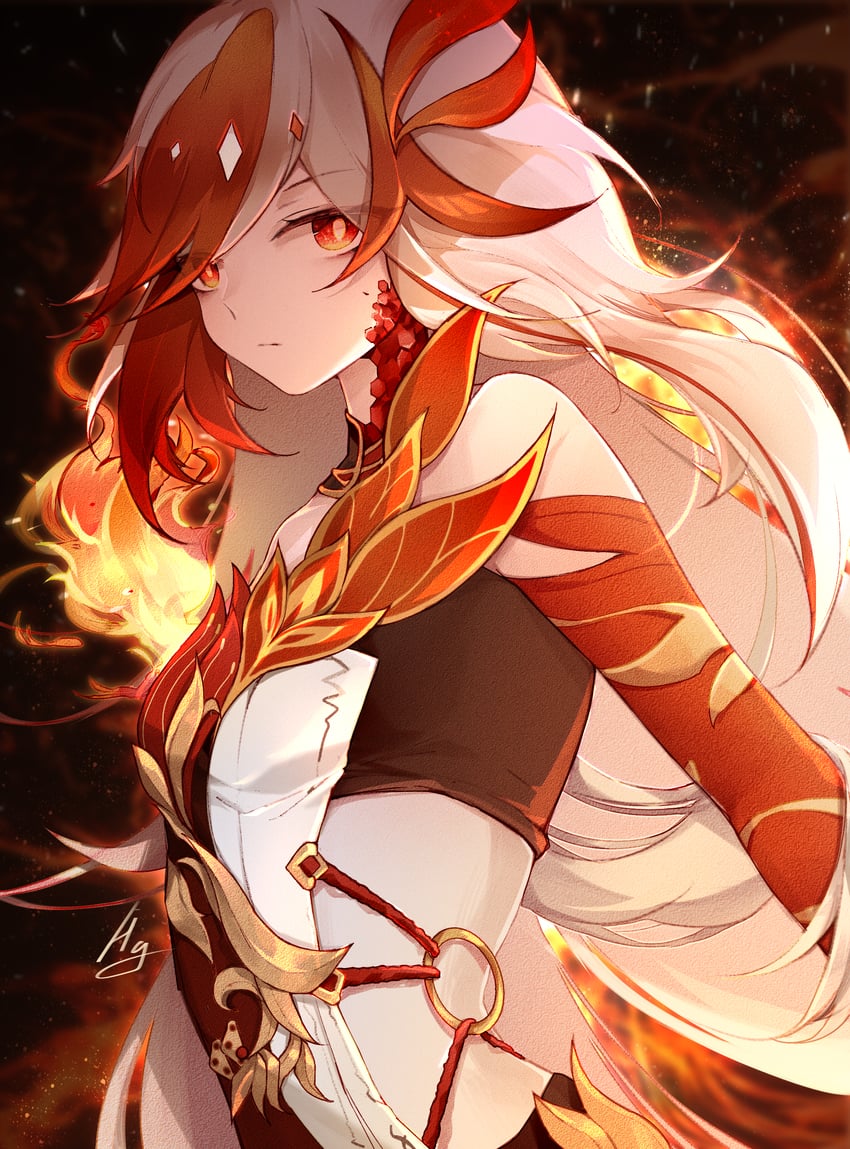fu hua (honkai and 1 more) drawn by shuiyinzijun