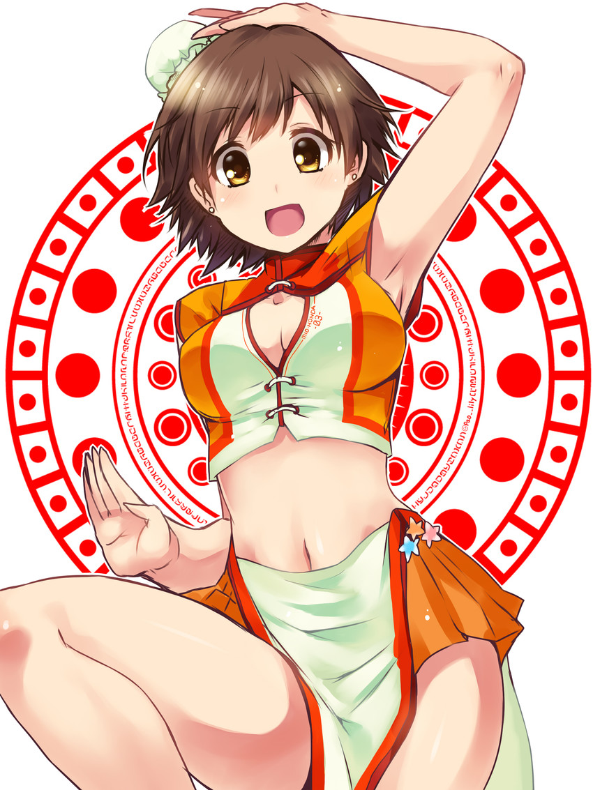 honda mio (idolmaster and 1 more) drawn by paopao
