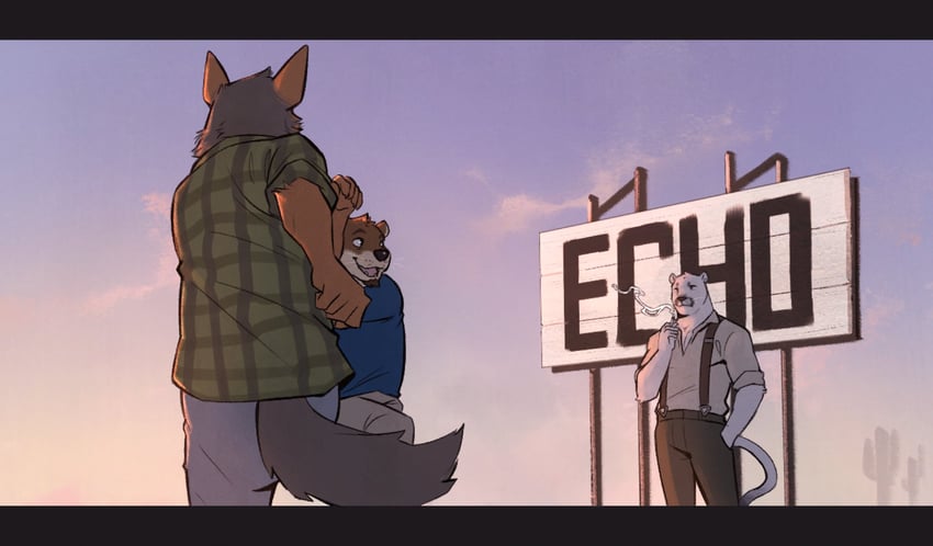samuel ayers, chase hunter, and cameron wilson (chainsaw man and 4 more) drawn by 9klipse