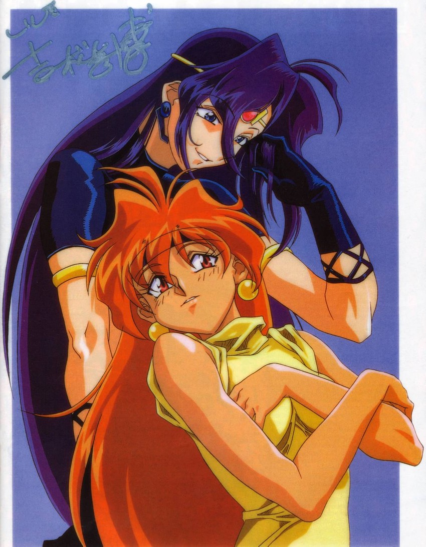 lina inverse and naga the serpent (slayers) drawn by yoshimatsu_takahiro