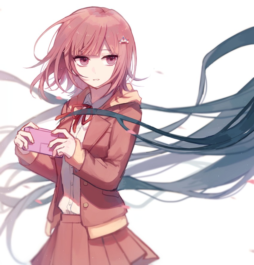 nanami chiaki (danganronpa and 2 more) drawn by sudale