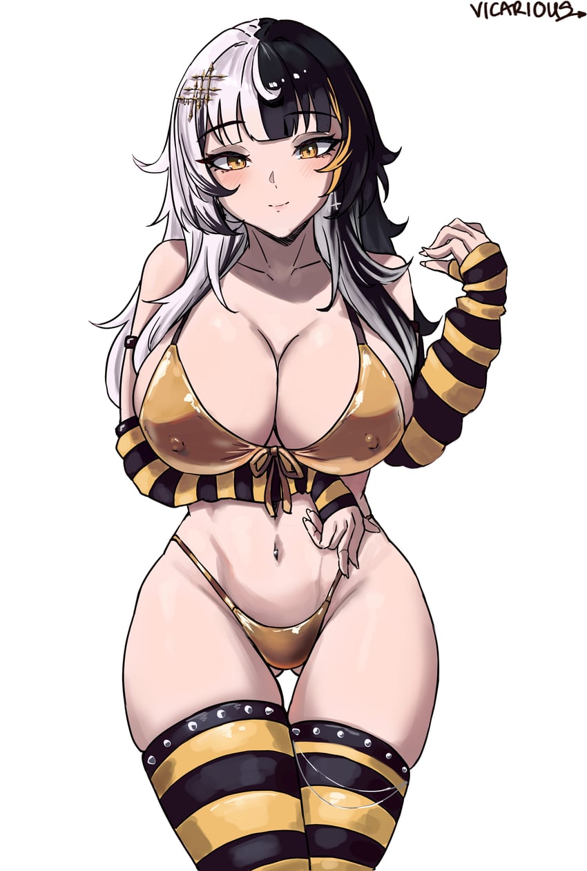 shiori novella (hololive and 1 more) drawn by vicarious