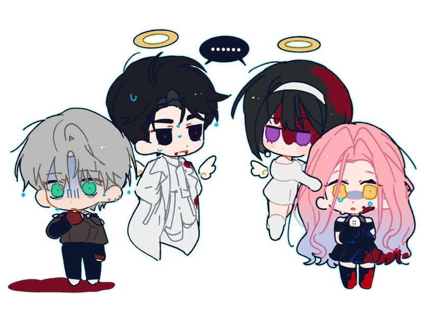 sua, mizi, till, and ivan (alien stage) drawn by humi_humi
