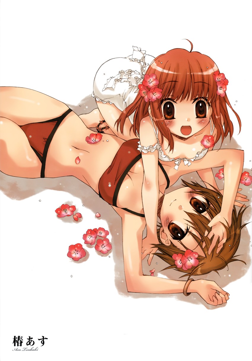 nohisa kyouko and amemiya mitsu (honey crush) drawn by tsubaki_asu