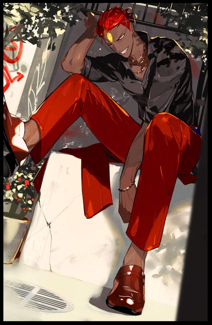 ashwatthama (fate and 1 more) drawn by semi_(p-poco)