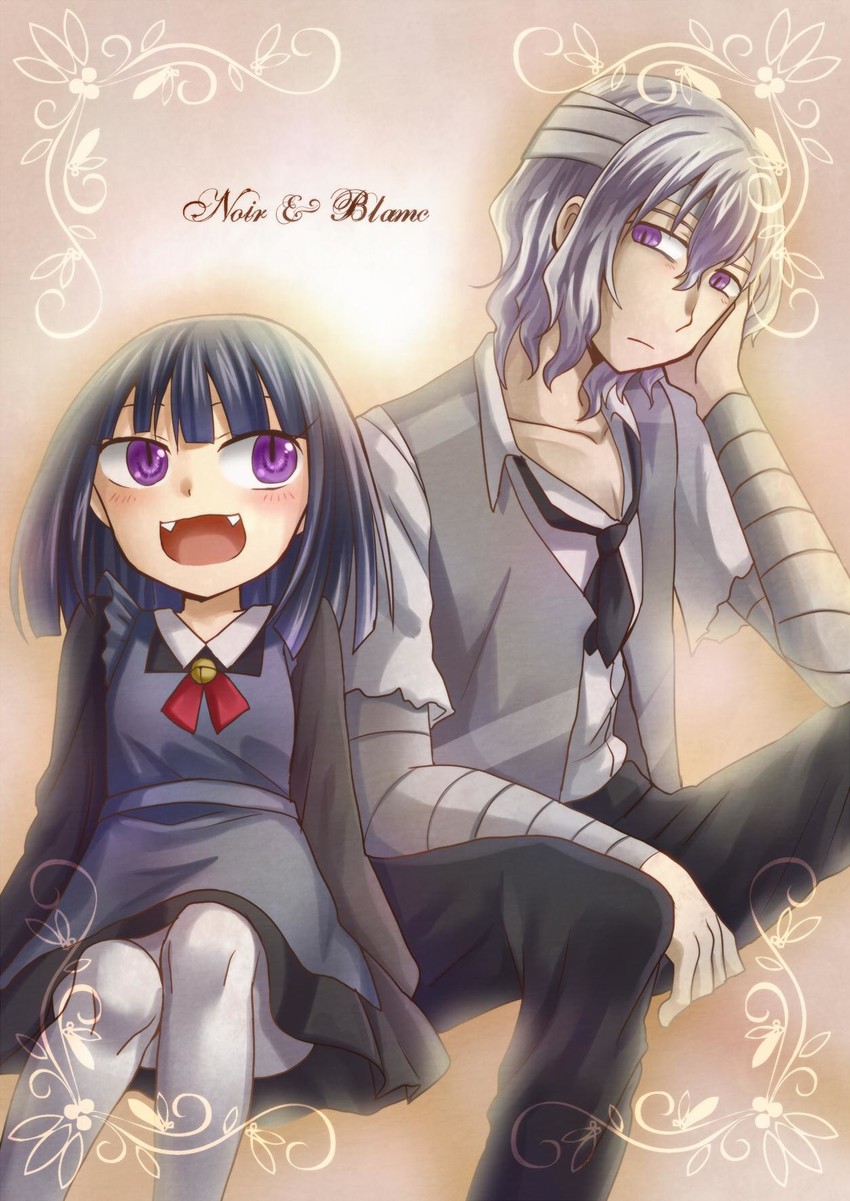 noir and blanc (chloe no requiem and 1 more) drawn by buriki_clock