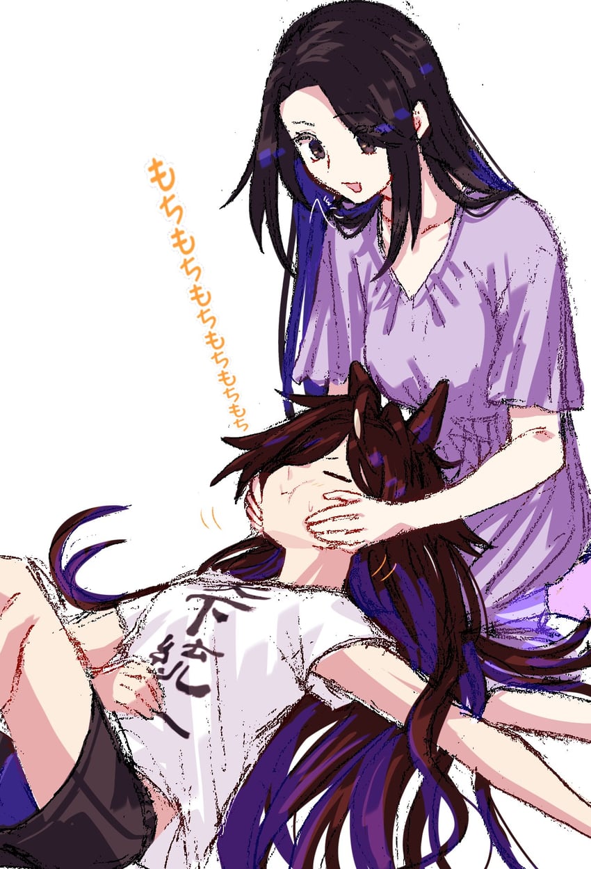 trainer, female trainer, and no reason (umamusume) drawn by jagaimobeniko