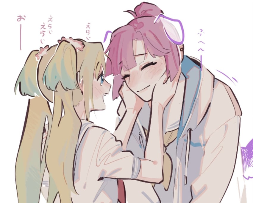 osawa rurino and anyoji hime (love live! and 1 more) drawn by pipi_(m1x_mix)