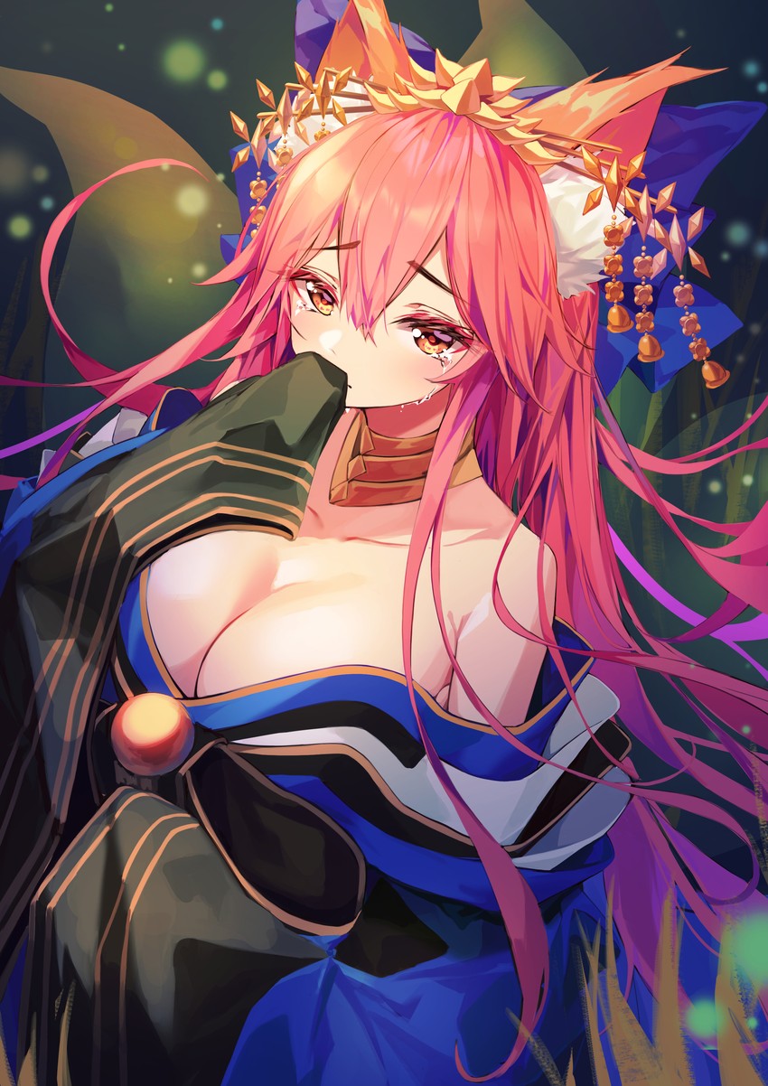 tamamo and tamamo no mae (fate and 2 more) drawn by munseonghwa