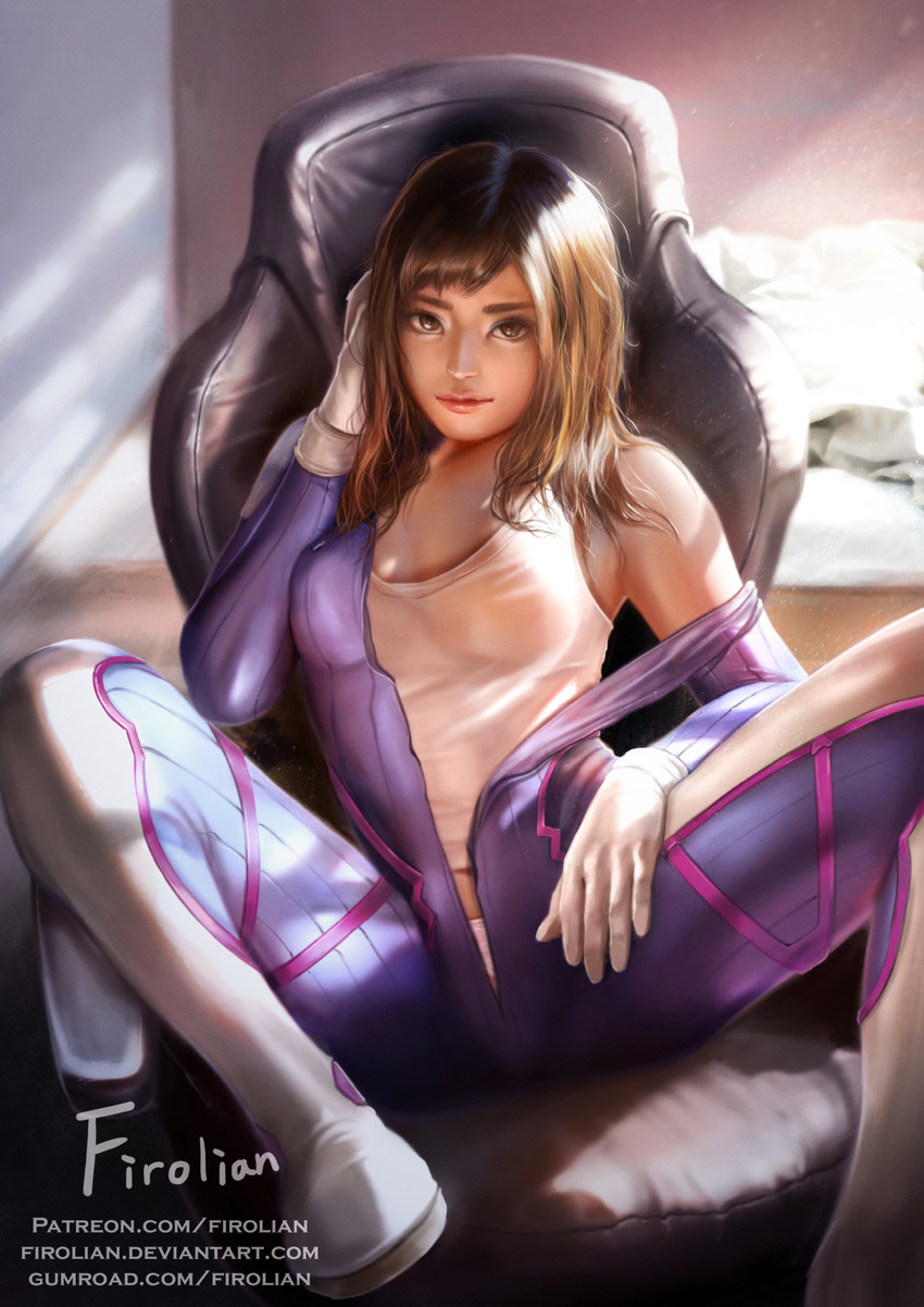d.va (overwatch and 1 more) drawn by firolian