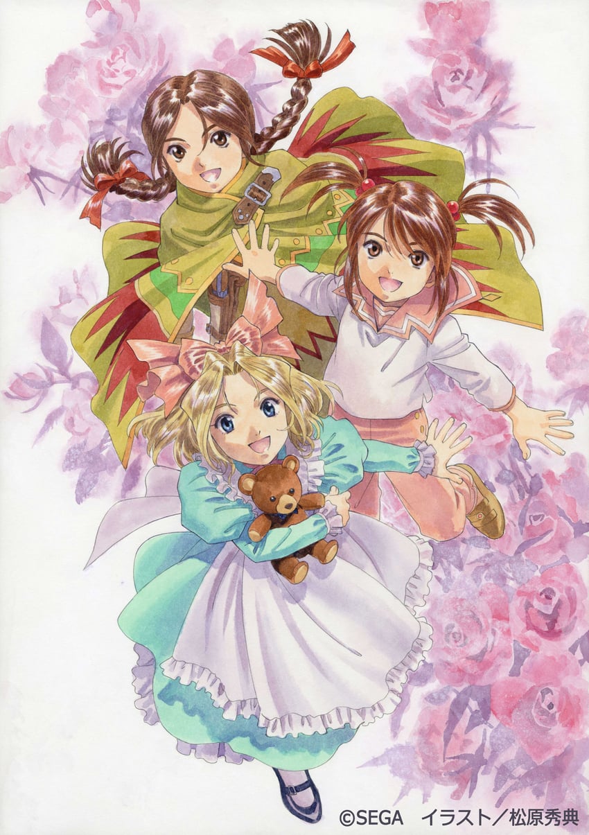 iris chateaubriand, coquelicot, jean-paul, and rikaritta aries (sakura taisen and 3 more) drawn by matsubara_hidenori