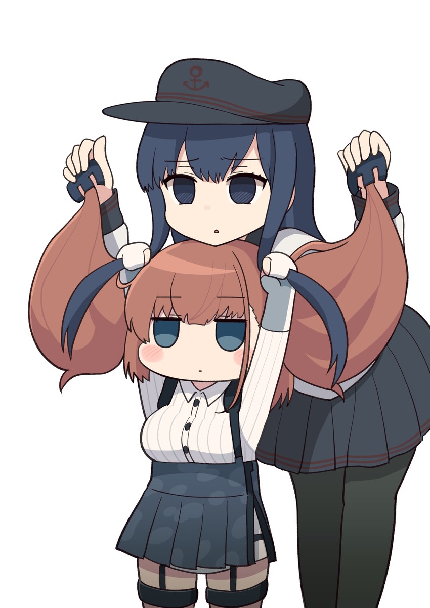 akatsuki, atlanta, and akatsuki kai ni (kantai collection) drawn by simoyuki