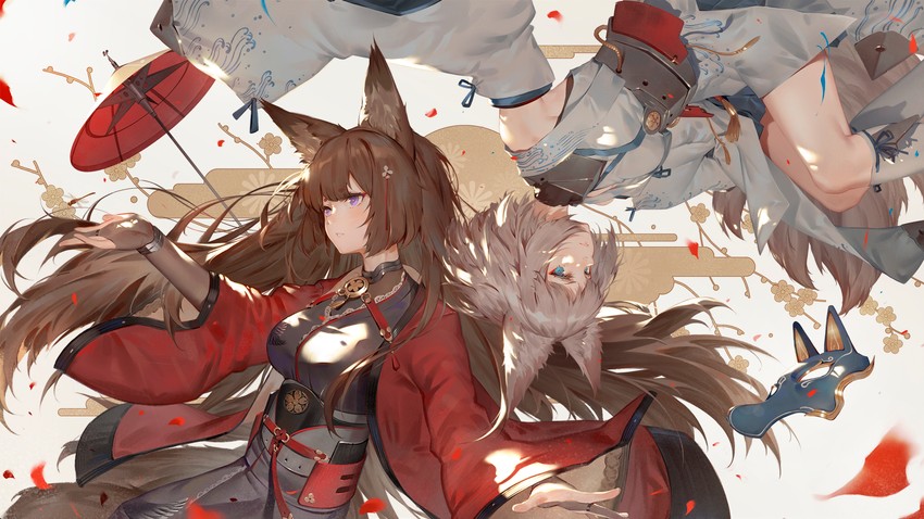 kaga and amagi (azur lane) drawn by toriumi_harumi