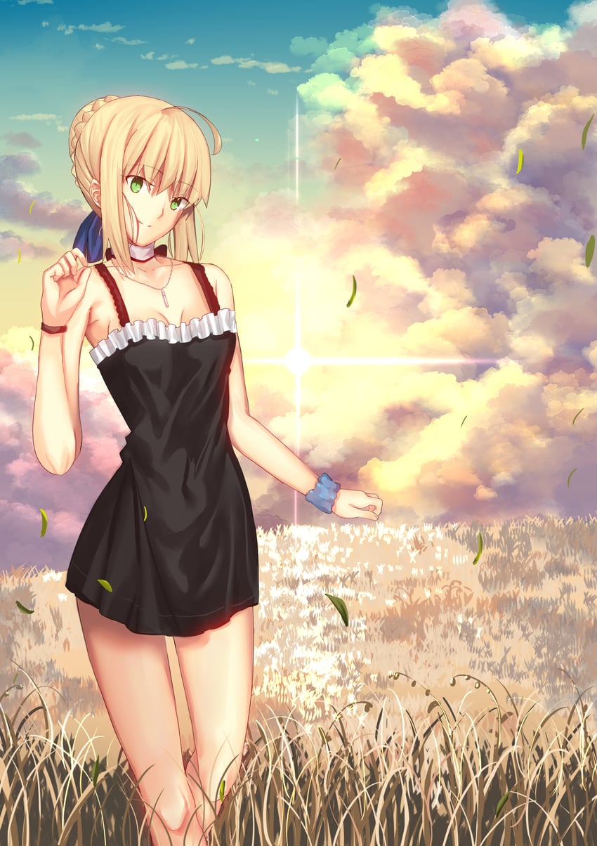 artoria pendragon and saber (fate and 1 more) drawn by iro_(sekaixiro)