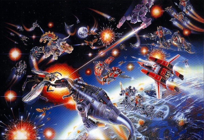 vf-1, shockwave, grimlock, jetfire, vf-1 super, and 8 more (transformers and 1 more) drawn by jeffrey_mangiat