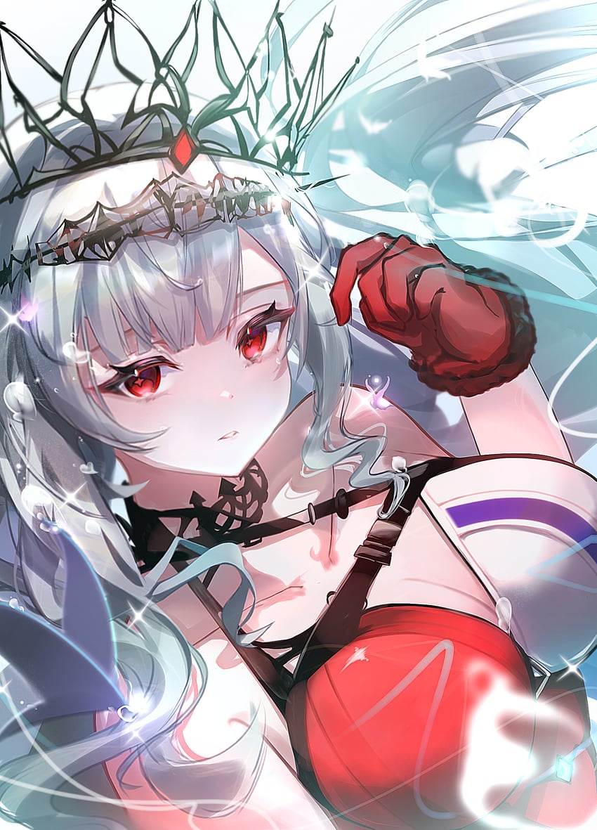 skadi and skadi the corrupting heart (arknights) drawn by roki@