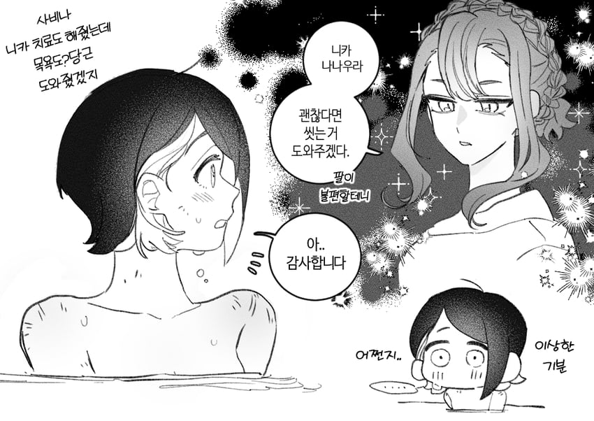 nika nanaura and sabina fardin (gundam and 1 more) drawn by myong8_0