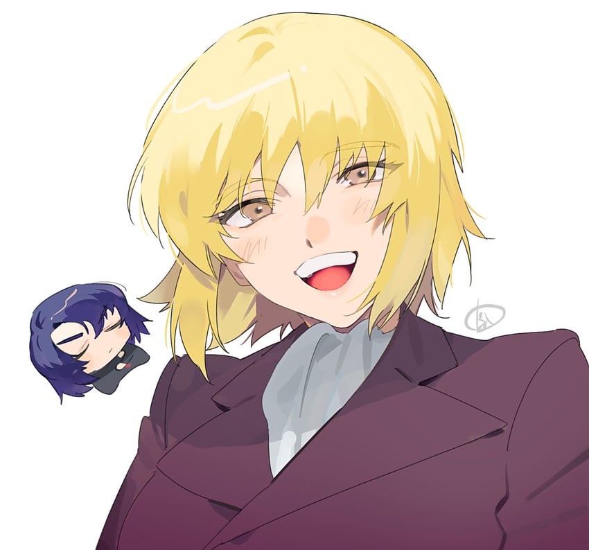 cagalli yula athha and athrun zala (gundam and 3 more) drawn by nakagomiyuki415