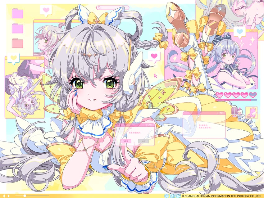 luo tianyi (vocaloid and 1 more) drawn by kisumi_rei