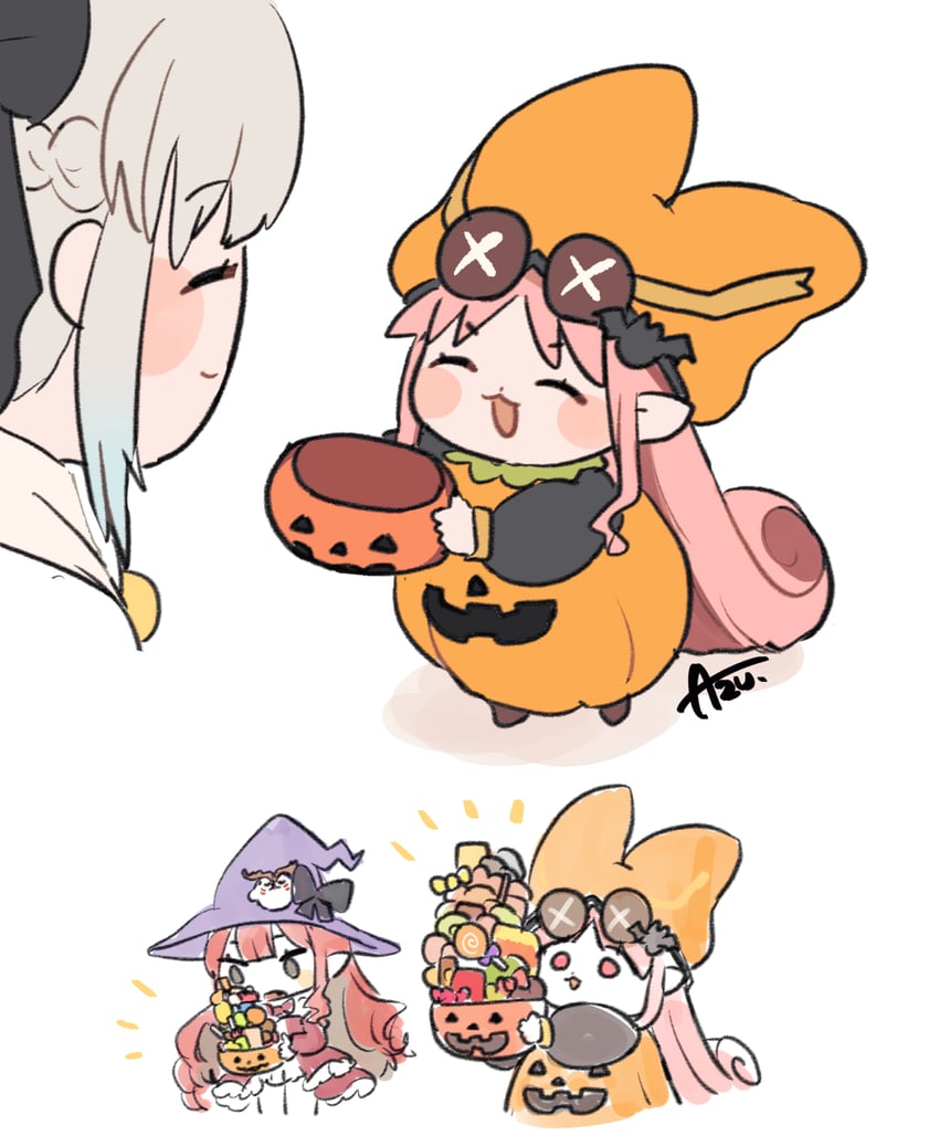 baobhan sith, morgan le fay, cernunnos, and habetrot (fate and 1 more) drawn by azu_(kirara310)