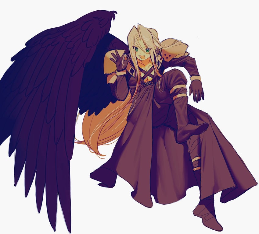 sephiroth (final fantasy and 1 more) drawn by hattouissenbaka